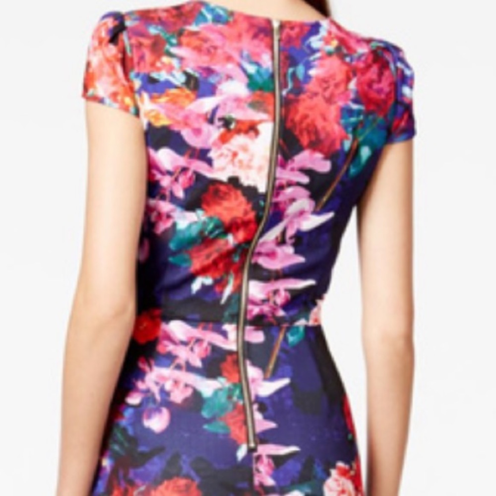 Betsey Johnson Floral Print Sheath Dress - Picture 8 of 9